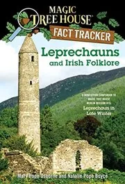 Book cover for "Leprechauns and Irish Folklore" by Mary Pope Osborne
