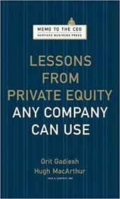 Book cover for "Lessons from Private Equity Any Company Can Use" by Orit Gadiesh