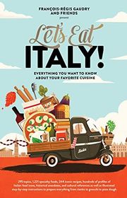 Book cover for "Let's Eat Italy!" by François-Régis Gaudry
