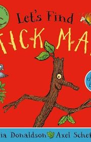 Book cover for "Let’s Find Stick Man"