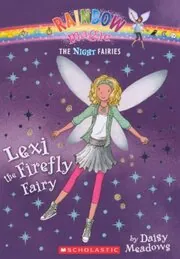 Book cover for "Lexi the Firefly Fairy" by Daisy Meadows