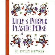 Book cover for "Lilly's Purple Plastic Purse" by Kevin Henkes