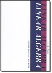 Book cover for "Linear Algebra" by Kenneth M Hoffman