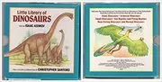 Book cover for "Little Library of Dinosaurs" by Isaac Asimov