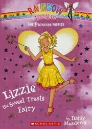Book cover for "Lizzie the Sweet Treats Fairy" by Daisy Meadows
