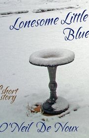 Book cover for "Lonesome Little Blue"