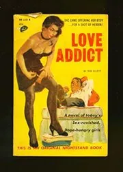 Book cover for "Love Addict" by Robert Silverberg