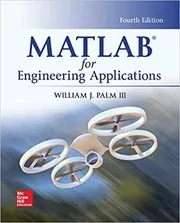 Book cover for "MATLAB for Engineering Applications" by William Palm III