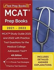 Book cover for "MCAT Prep Books 2021-2022" by TPB Publishing