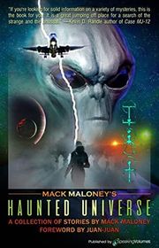 Book cover for "Mack Maloney's Haunted Universe" by Mack Maloney