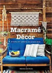 Book cover for "Macrame Decor" by Märchen Art Studio