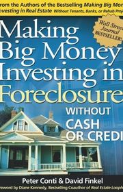 Book cover for "Making Big Money Investing in Foreclosures" by David Finkel