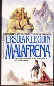 Book cover for "Malafrena" by Ursula K Le Guin