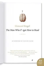 Book cover for "Man Who Forgot How To Read" by Howard Engel
