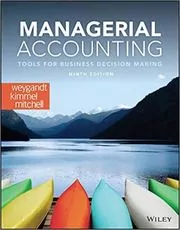 Book cover for "Managerial Accounting" by Jerry J. Weygandt