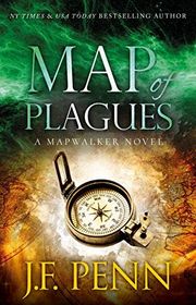 Book cover for "Map of Plagues" by JF Penn