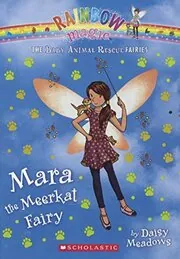 Book cover for "Mara the Meerkat Fairy" by Daisy Meadows
