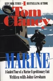 Book cover for "Marine" by Tom Clancy