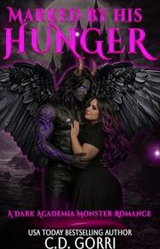 Book cover for "Marked By His Hunger" by CD Gorri