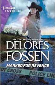 Book cover for "Marked for Revenge" by Delores Fossen