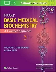Book cover for "Marks' Basic Medical Biochemistry" by Michael Lieberman