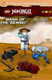Book cover for "Mask of the Sensei" by Greg Farshtey
