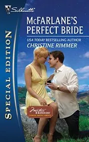 Book cover for "McFarlane's Perfect Bride" by Christine Rimmer