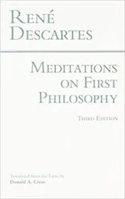Book cover for "Meditations on First Philosophy" by Rene Descartes