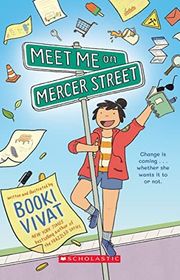 Book cover for "Meet Me on Mercer Street" by Booki Vivat