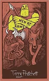 Book cover for "Men at Arms" by Terry Pratchett
