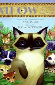 Book cover for "Meow" by Jane Yolen