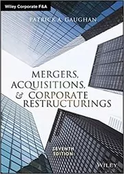 Book cover for "Mergers, Acquisitions, and Corporate Restructurings" by Patrick A. Gaughan