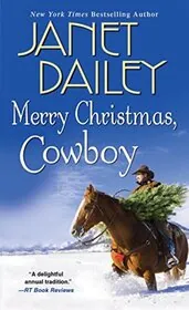 Book cover for "Merry Christmas, Cowboy" by Janet Dailey