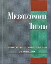 Book cover for "Microeconomic Theory" by Andreu Mas-Colell