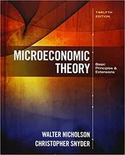 Book cover for "Microeconomic Theory" by Walter Nicholson