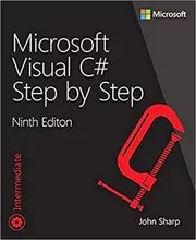 Book cover for "Microsoft Visual C# Step by Step" by John Sharp
