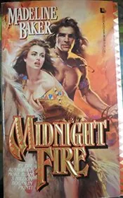 Book cover for "Midnight Fire" by Madeline Baker