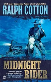 Book cover for "Midnight Rider" by Ralph Cotton