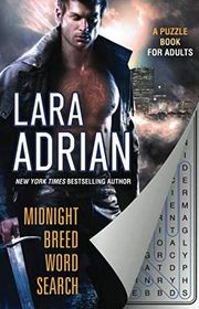 Book cover for "Midnight Breed Word Search" by Lara Adrian
