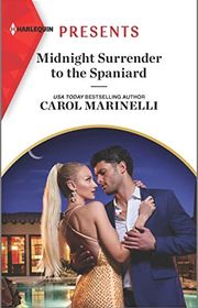 Book cover for "Midnight Surrender to the Spaniard" by Carol Marinelli