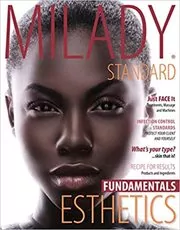 Book cover for "Milady Standard Esthetics" by Milady