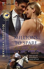 Book cover for "Millions to Spare" by Barbara Dunlop