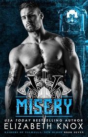 Book cover for "Misery" by Elizabeth Knox