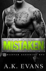 Book cover for "Mistaken" by AK Evans