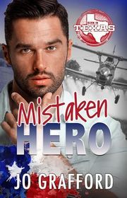 Book cover for "Mistaken Hero" by Jo Grafford