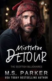 Book cover for "Mistletoe Detour" by MS Parker