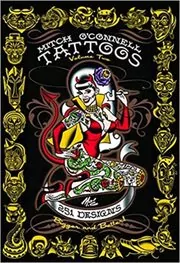 Book cover for "Mitch O'Connell Tattoos Volume Two" by Mitch O'Connell