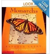 Book cover for "Monarchs" by Kathryn Lasky