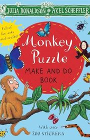 Book cover for "Monkey Puzzle Make and Do"