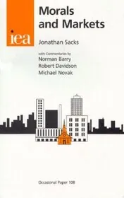 Book cover for "Morals and Markets"